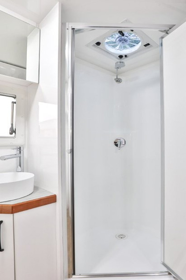 Wirraway 260 SL Motorhome Showing the slideout room